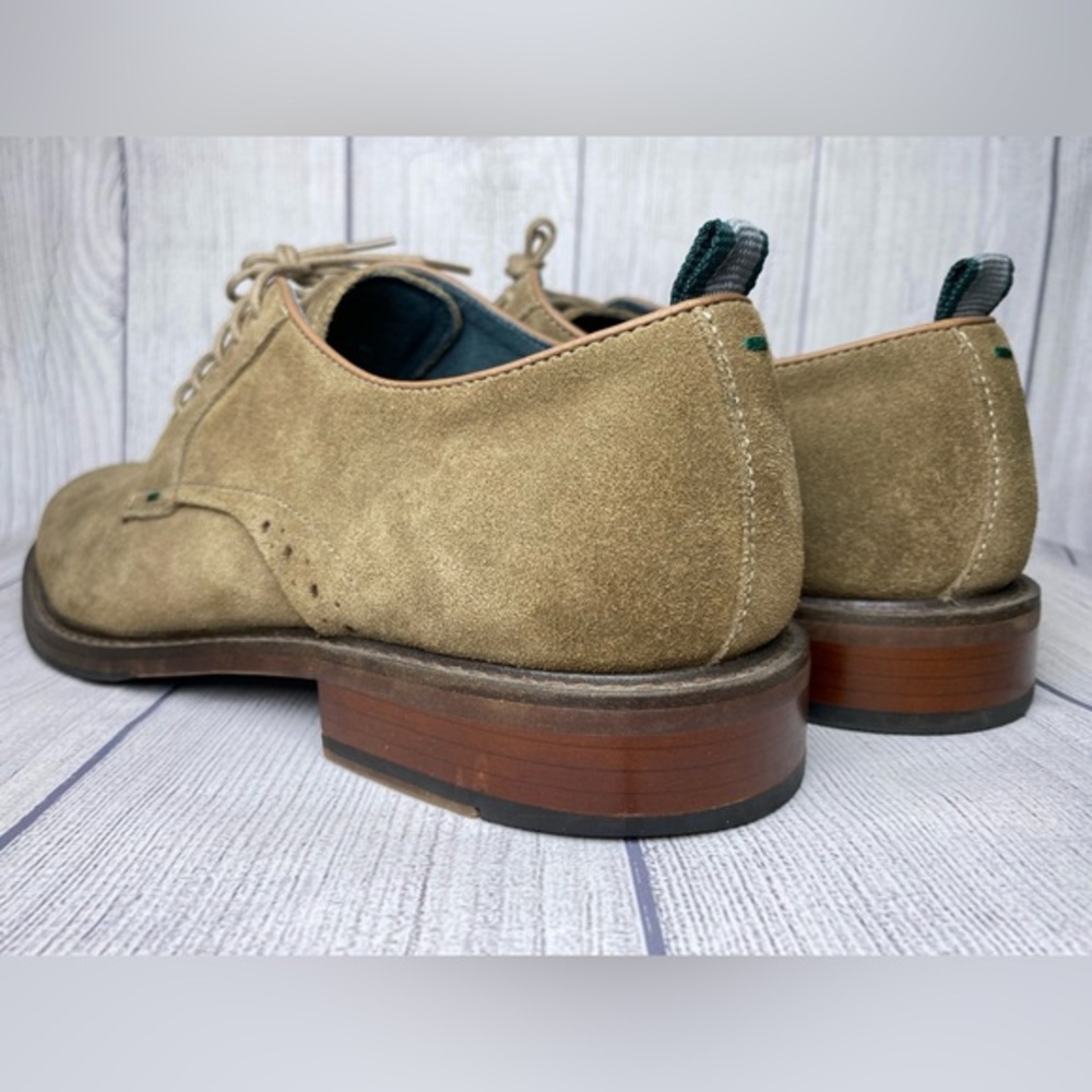 Men Size 12 EU 45 Rodd & Gunn Whitmore Street Plain Oxford Derby Taupe Pre-Owned - Picture 5 of 11